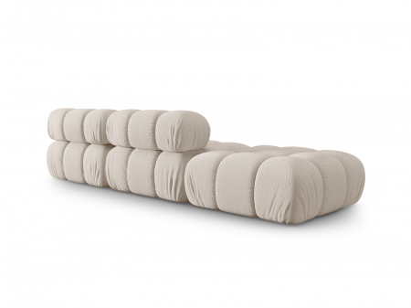 Canapea modulara Bellis cu 3 locuri si tapiterie din tesatura 3D, bej deschis [3]