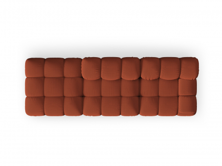 Canapea modulara Bellis cu 3 locuri si tapiterie din tesatura 3D, brick [2]