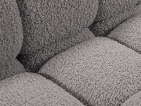 Canapea modulara Bellis cu 3 module si tapiterie boucle, gri deschis [4]