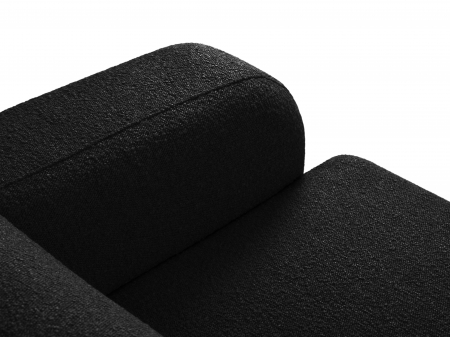 Fotoliu Molino cu tapiterie boucle, negru [2]