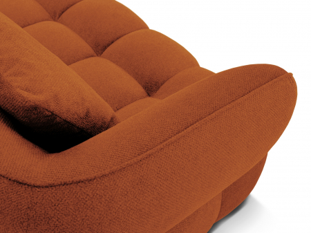 Canapea Reese cu 2 locuri si tapiterie din tesatura structurala, teracota [5]