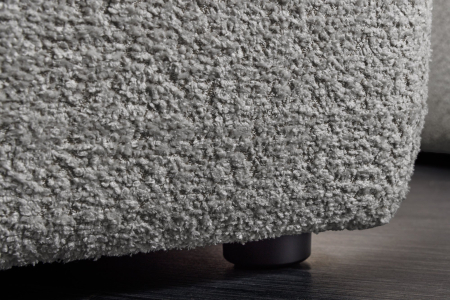 Canapea ROYAL 120 cm cu miez de arcuri, gri bouclé [8]