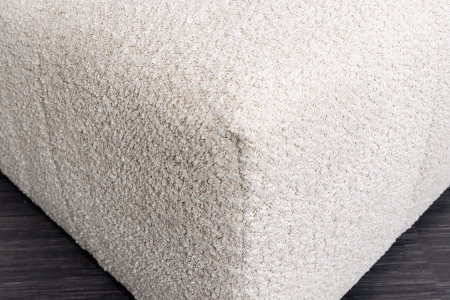 Canapea ROYAL 120 cm cu miez de arcuri, țesătură bouclé, bej șampanie [6]