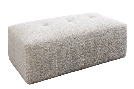Scaune & fotolii - Canapea ROYAL 120 cm cu miez de arcuri, țesătură bouclé, bej șampanie