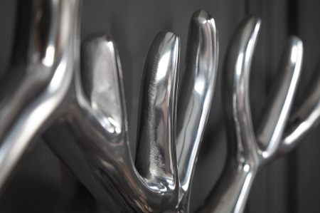 Coarne de cerb VEADO 90 cm aluminiu argintiu [4]