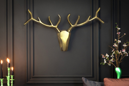 Coarne de cerb VEADO 90 cm aluminiu auriu [3]