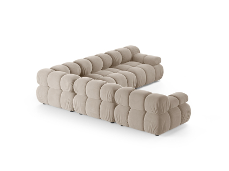 Colțar Bellis cu tapițerie din catifea [2]