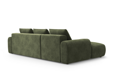 Colțar extensibil Calma cu tapițerie din catifea [3]