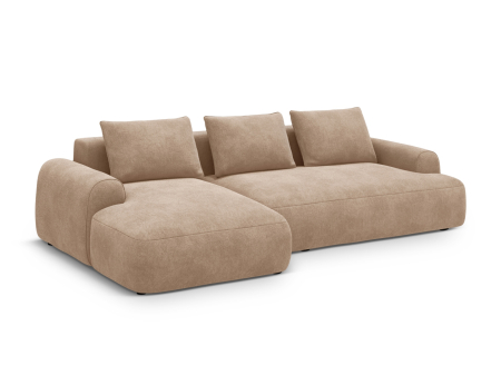 Colțar extensibil Calma cu tapițerie din catifea [1]