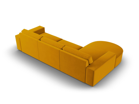 Colțar Carlo cu tapițerie din catifea [2]