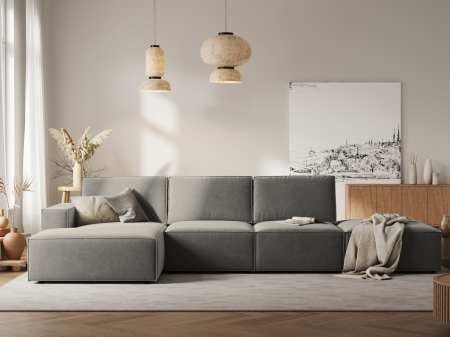 Colțar Carlo cu tapițerie din catifea [4]