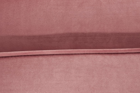 Coltar Cozy cu tapiterie din catifea si colt reversibil, roz inchis [4]