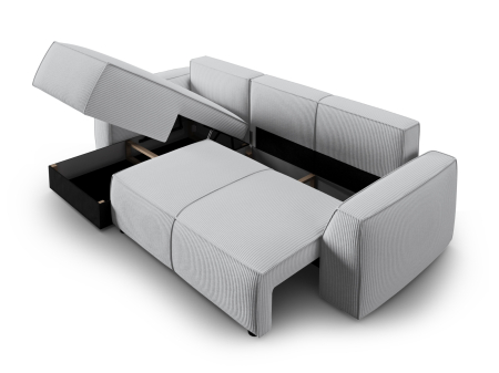 Colțar extennsibil Sophia cu tapițerie din catifea reiată [4]