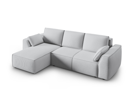 Colțar extennsibil Sophia cu tapițerie din catifea reiată [2]