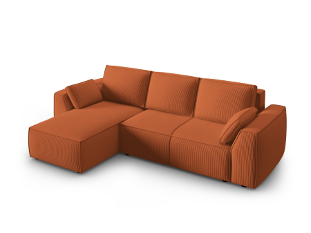 Colțar extennsibil Sophia cu tapițerie din catifea reiată [2]