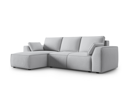 Colțar extennsibil Sophia cu tapițerie din catifea reiată [1]