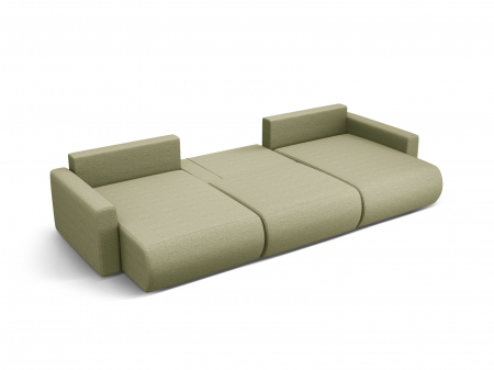 Coltar extensibil Belfast in forma de U si tapiterie din tesatura structurala [3]
