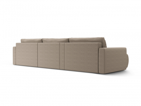 Coltar extensibil Belfast in forma de U si tapiterie din tesatura structurala [5]