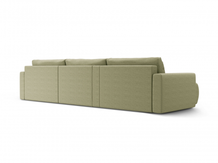 Coltar extensibil Belfast in forma de U si tapiterie din tesatura structurala [5]
