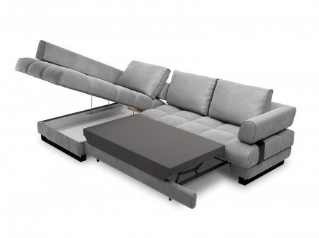 Coltar extensibil Clinton cu tapiterie din catifea [4]