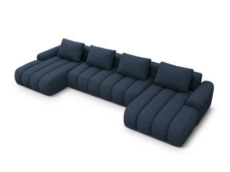 Colțar extensibil în formă de U Kimi cu tapițerie din țesătură structurală [1]