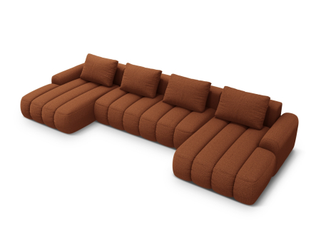 Colțar extensibil în formă de U Kimi cu tapițerie din țesătură structurală [1]