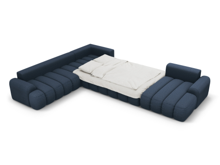 Colțar extensibil în formă de U Kimi cu tapițerie din țesătură structurală [3]