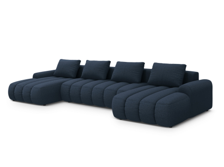 Colțar extensibil în formă de U Kimi cu tapițerie din țesătură structurală [2]