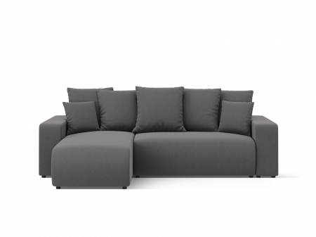 Canapele extensibile - Coltar extensibil Jini cu 4 locuri, colt reversibil si tapiterie din tesatura structurala