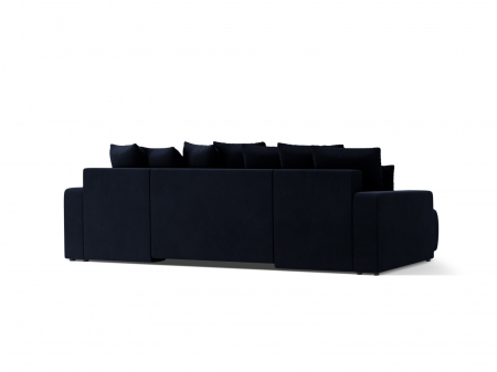 Coltar extensibil Jini in forma de U cu 5 locuri, colt reversibil si tapiterie din catifea [3]