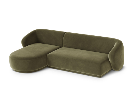 Colțar Gomera cu tapițerie din catifea [2]