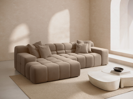 Colțar Hawaii cu tapițerie din catifea [4]