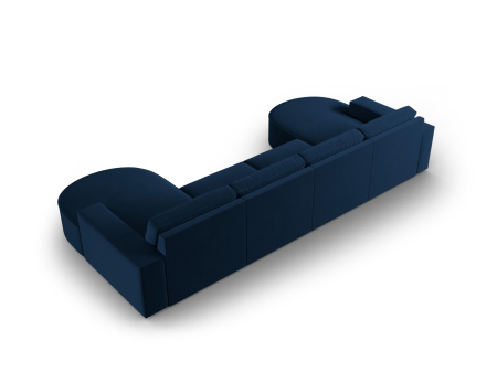 Colțar în formă de U Carlo cu tapițerie din catifea [2]