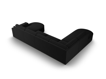 Colțar în formă de U Carlo cu tapițerie din catifea [2]