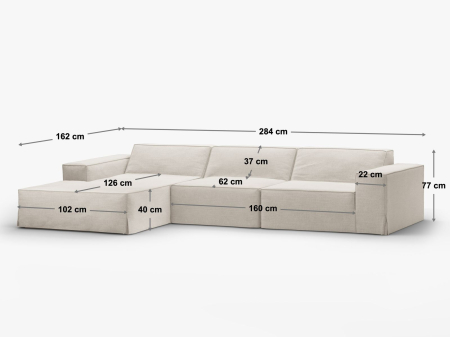 Colțar Jodie cu husă detașabilă din țesătură structurală [4]