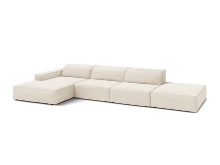 Colțar Jodie cu tapițerie din catifea [1]