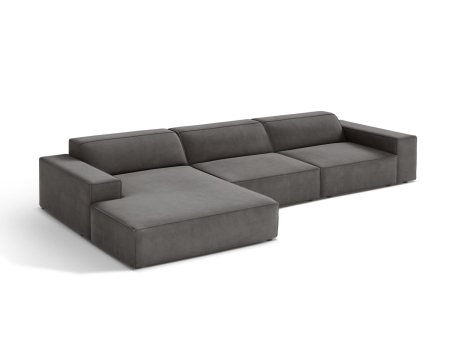 Colțar Jodie cu tapițerie din catifea [1]