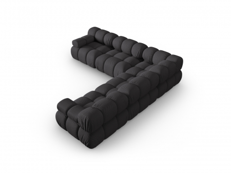 Coltar modular Bellis cu 5 locuri si tapiterie din tesatura 3D, expreso [1]