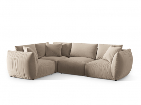 Coltar modular Chris cu tapiterie din catifea [1]