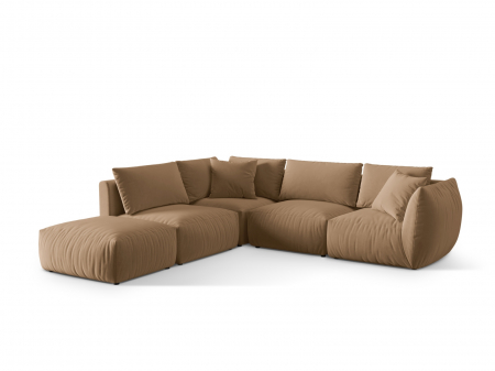 Coltar modular Chris cu tapiterie din catifea [1]