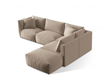 Coltar modular Chris cu tapiterie din catifea [2]