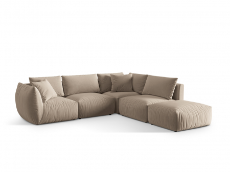 Coltar modular Chris cu tapiterie din catifea [1]