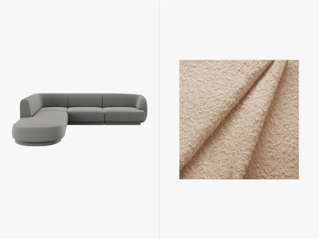 Coltar modular Miley cu tapiterie boucle [0]