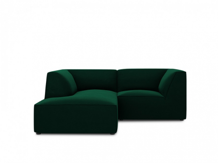 Canapele - Colțar modular Ruby, cu 3 locuri colț pe partea stângă și tapițerie din catifea