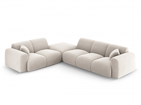 Canapele - Coltar Nolio cu tapiterie din catifea