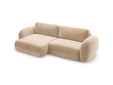 Colțar extensibil Tonale cu tapițerie din catifea [1]