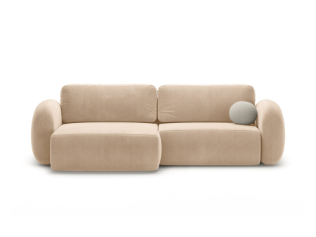 Colțar extensibil Tonale cu tapițerie din catifea [0]