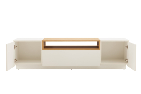 Comodă TV LOFT 160 cm alb natural [10]