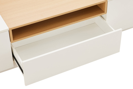 Comodă TV LOFT 160 cm alb natural [12]