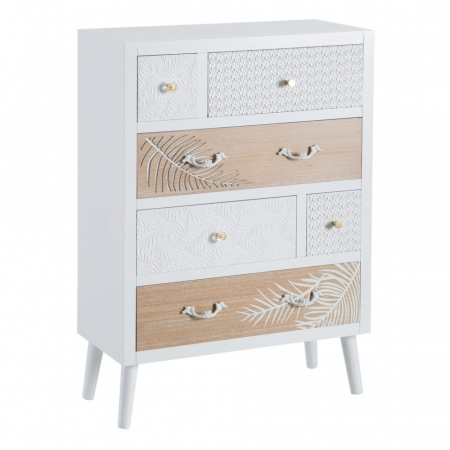 Comodă Miss din lemn de pin 65 X 30 X 89 CM